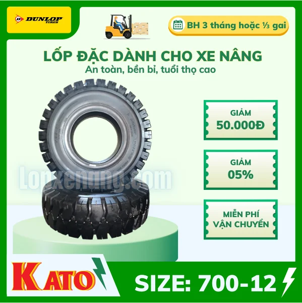 Lốp xe nâng Komachi size 18x7-8